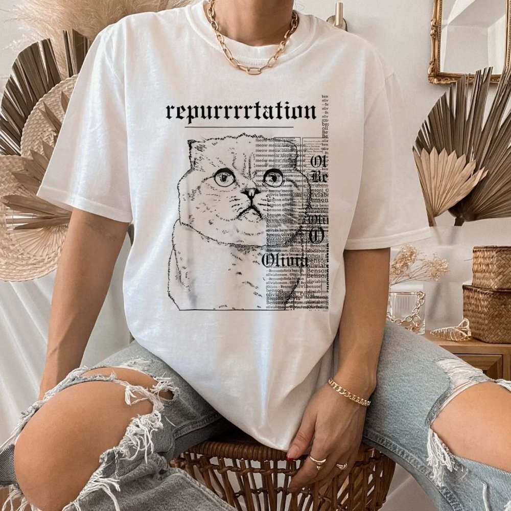 Reputation Cat Shirt Rep Shirt Swiftie Shirt Eras Tour Gift